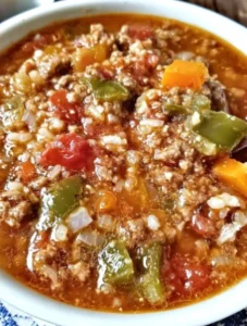 Stuffed Pepper Soup