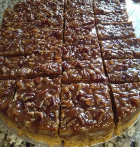Turtle Caramel Cake