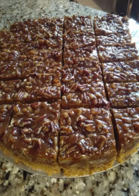 Turtle Caramel Cake