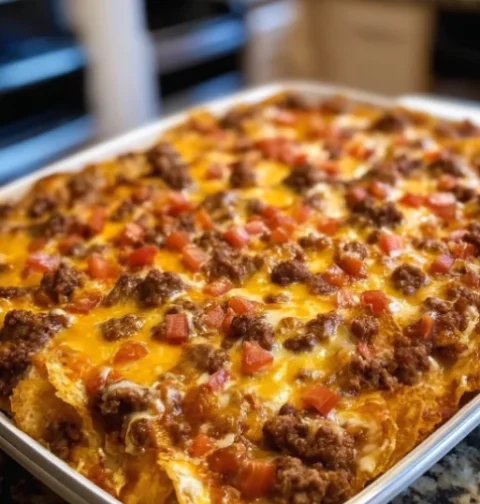 Walking Taco Casserole