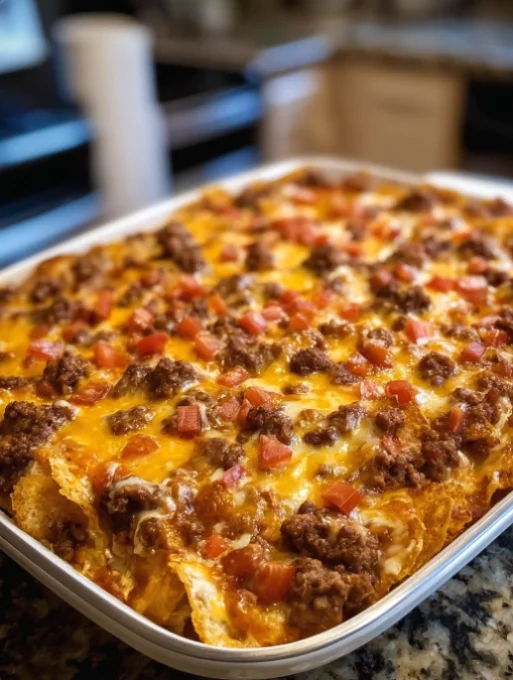 Walking Taco Casserole
