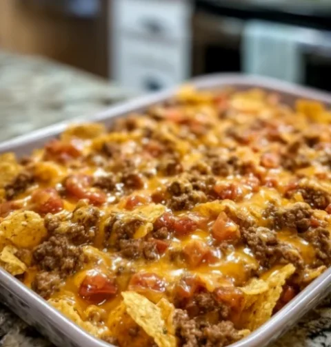 Walking Taco Casserole