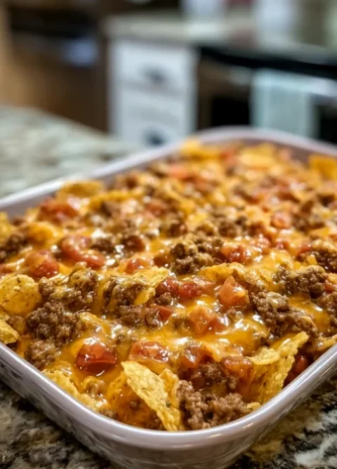 Walking Taco Casserole