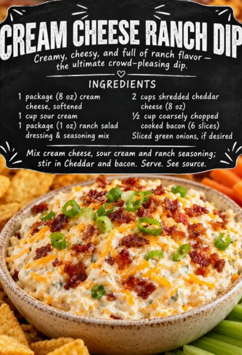 Cream Cheese Ranch Dip