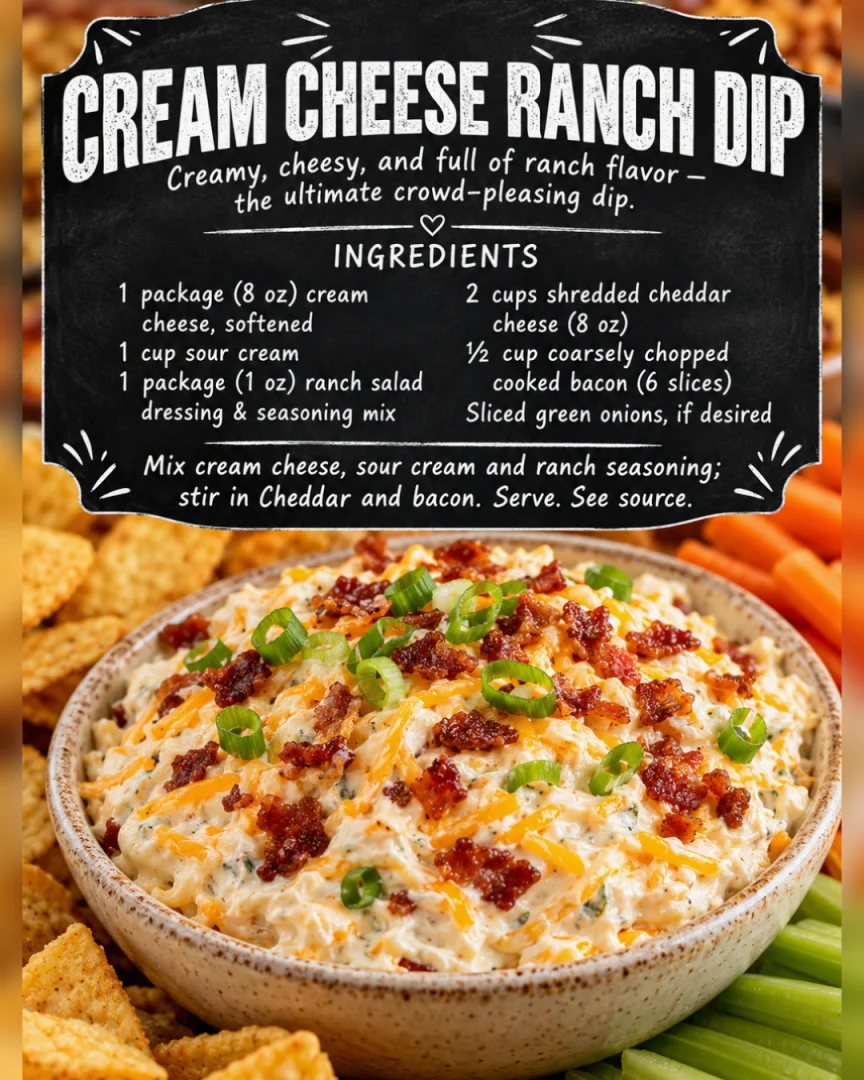 Cream Cheese Ranch Dip