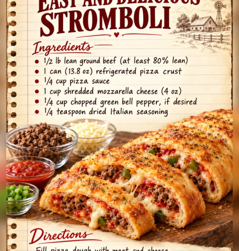 Easy and Delicious Stromboli