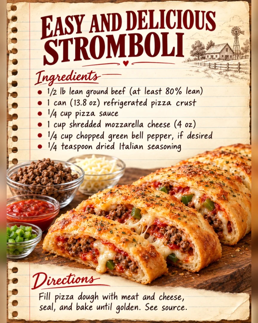 Easy and Delicious Stromboli