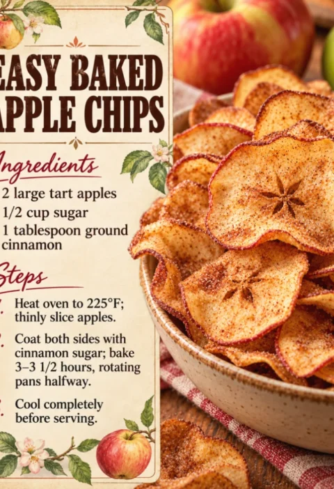 Easy Baked Apple Chips