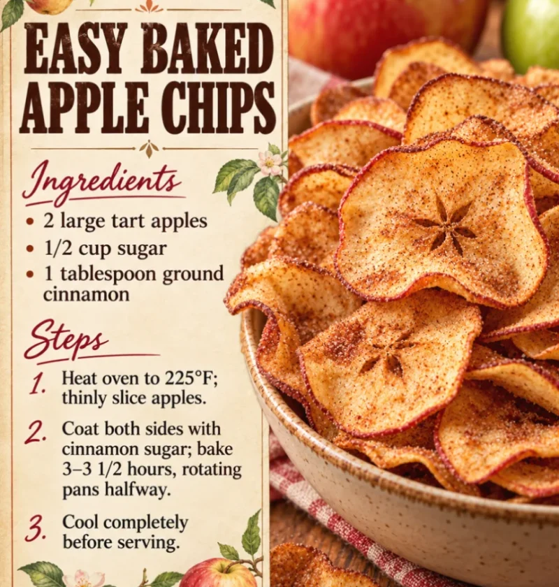 Easy Baked Apple Chips