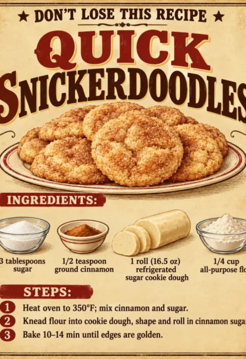 quick snickerdoodles