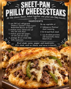Sheet-Pan Philly Cheesesteaks