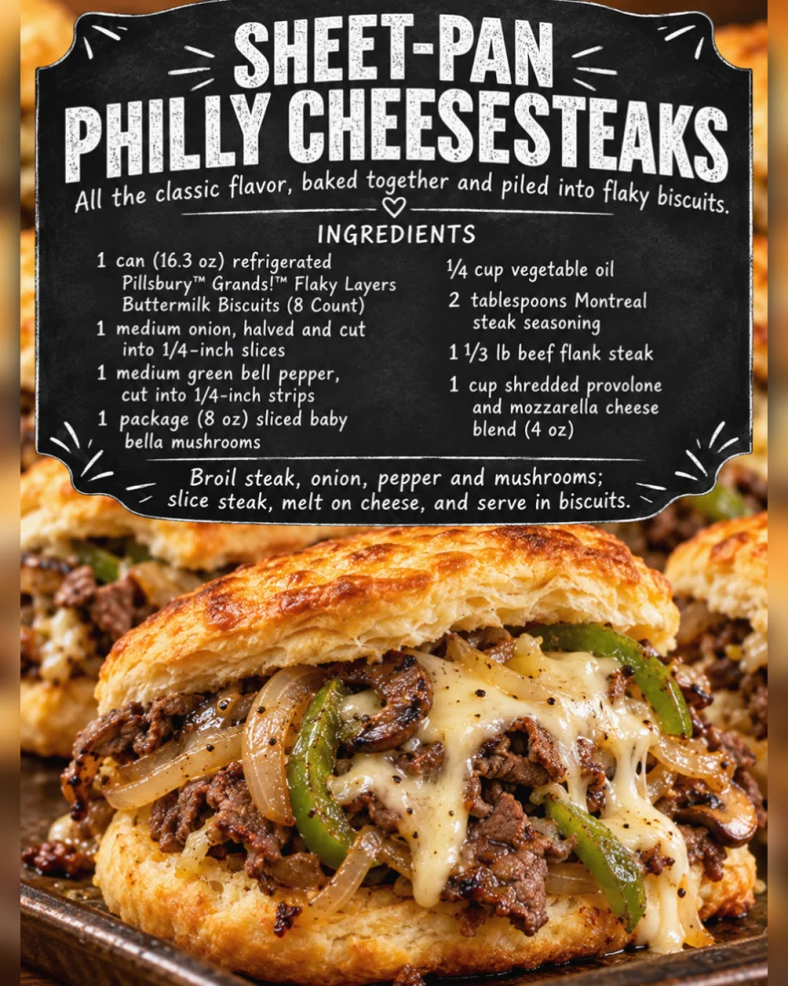 Sheet-Pan Philly Cheesesteaks
