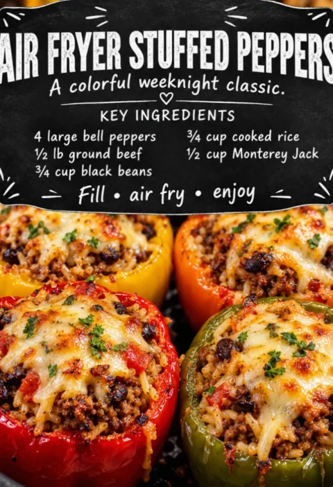 Air Fryer Stuffed Peppers