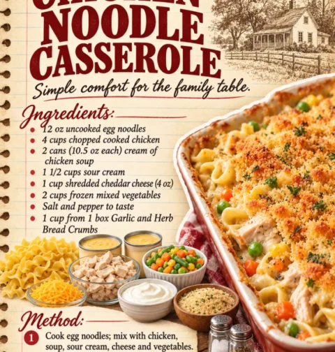 chicken noodle casserole