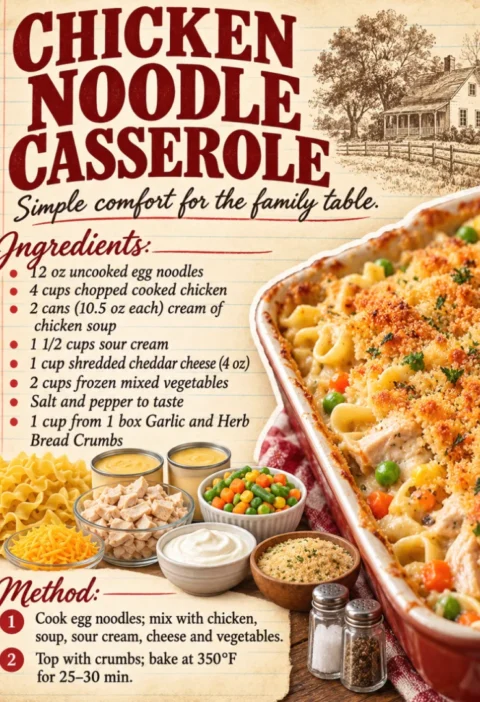 chicken noodle casserole