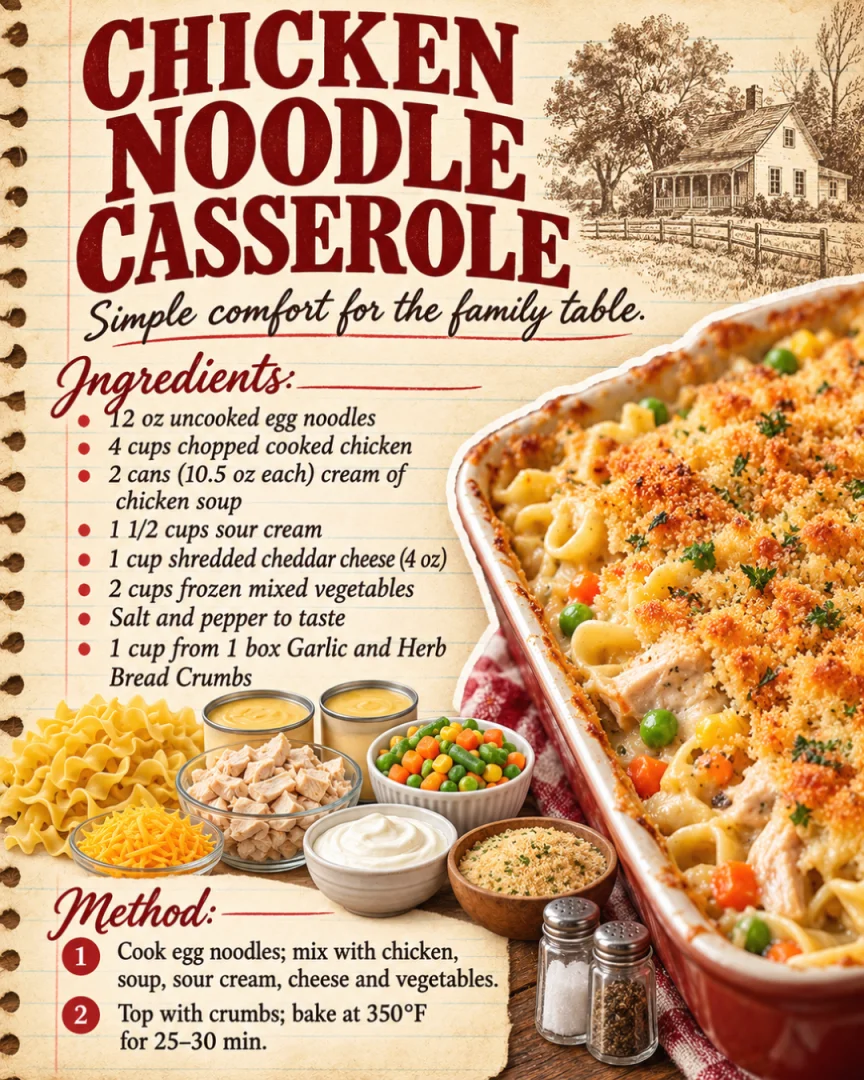 Chicken Noodle Casserole