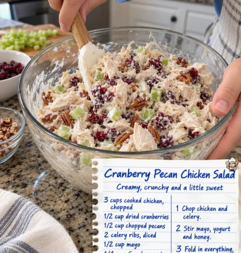 Cranberry Pecan Chicken Salad