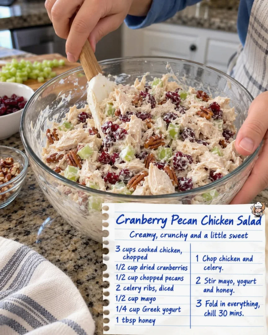 Cranberry Pecan Chicken Salad