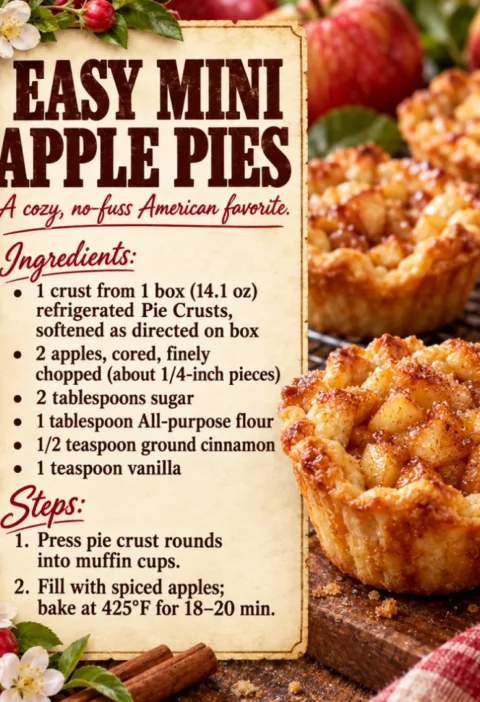 easy mini apple pies
