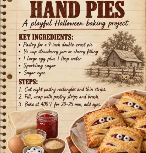 Easy Mummy Hand Pies