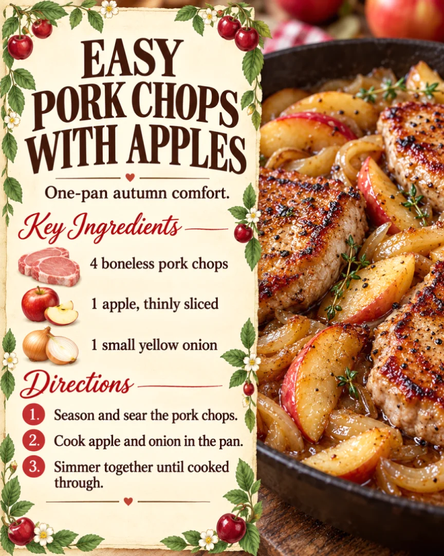 Easy Pork Chops With Apples