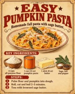 Easy Pumpkin Pasta