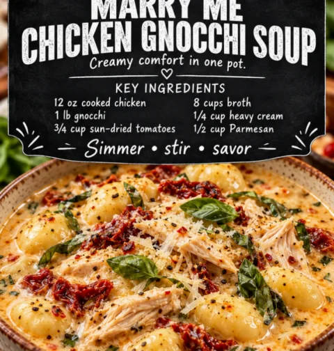 Marry Me Chicken Gnocchi Soup